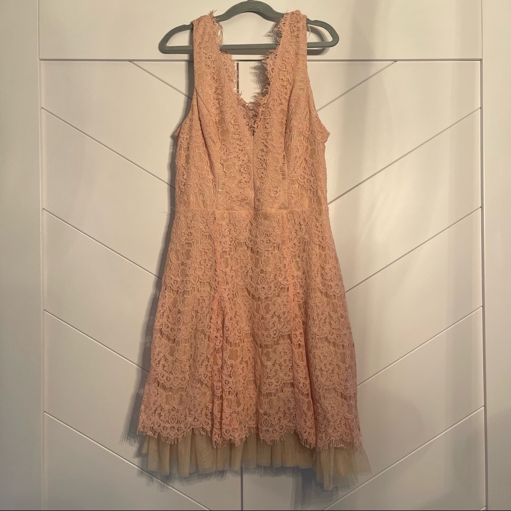 Pink Lace Dress